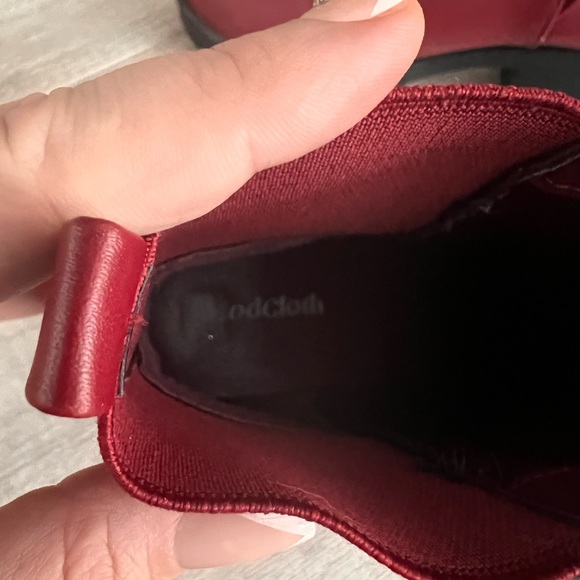 Red chunky boots - Picture 2 of 4